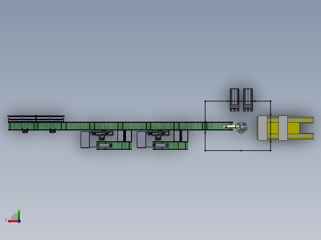 2023.02月-分散型电梯控制柜组装测试生产线sw19可编辑后视图
