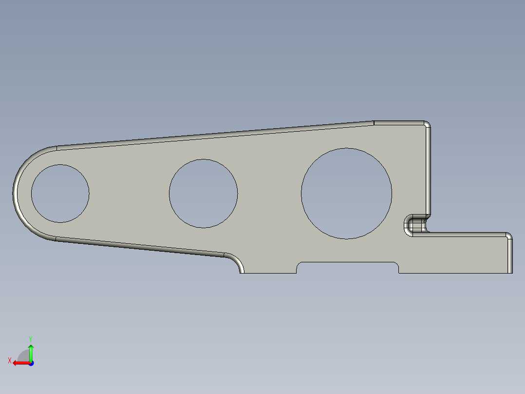 后托架卧铣底面夹具（CAD图+UG三维）后视图