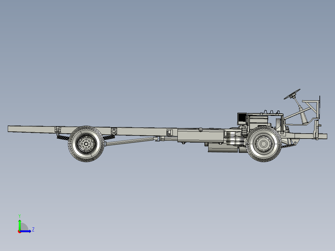 4号图--底盘三菱扶桑 FE 84G BC STP左视图