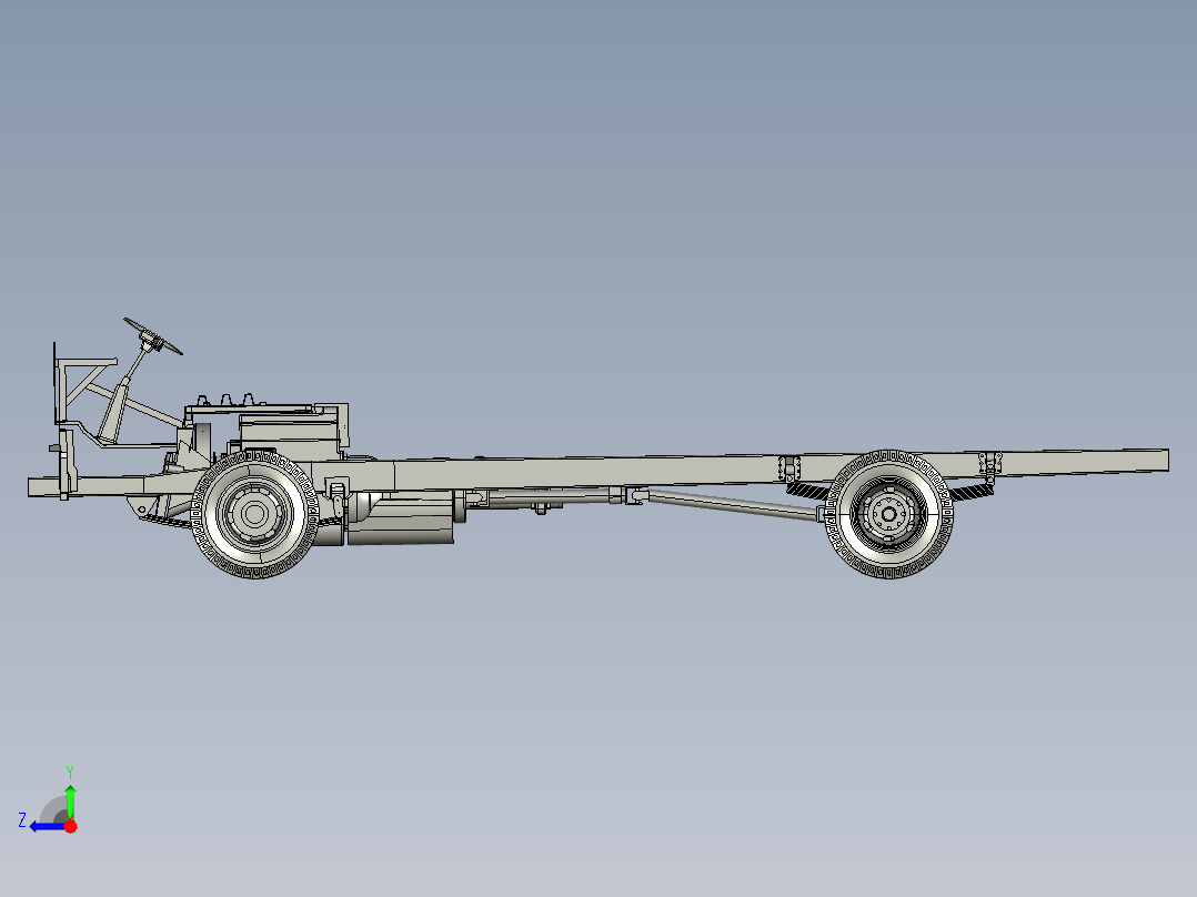4号图--底盘三菱扶桑 FE 84G BC STP右视图