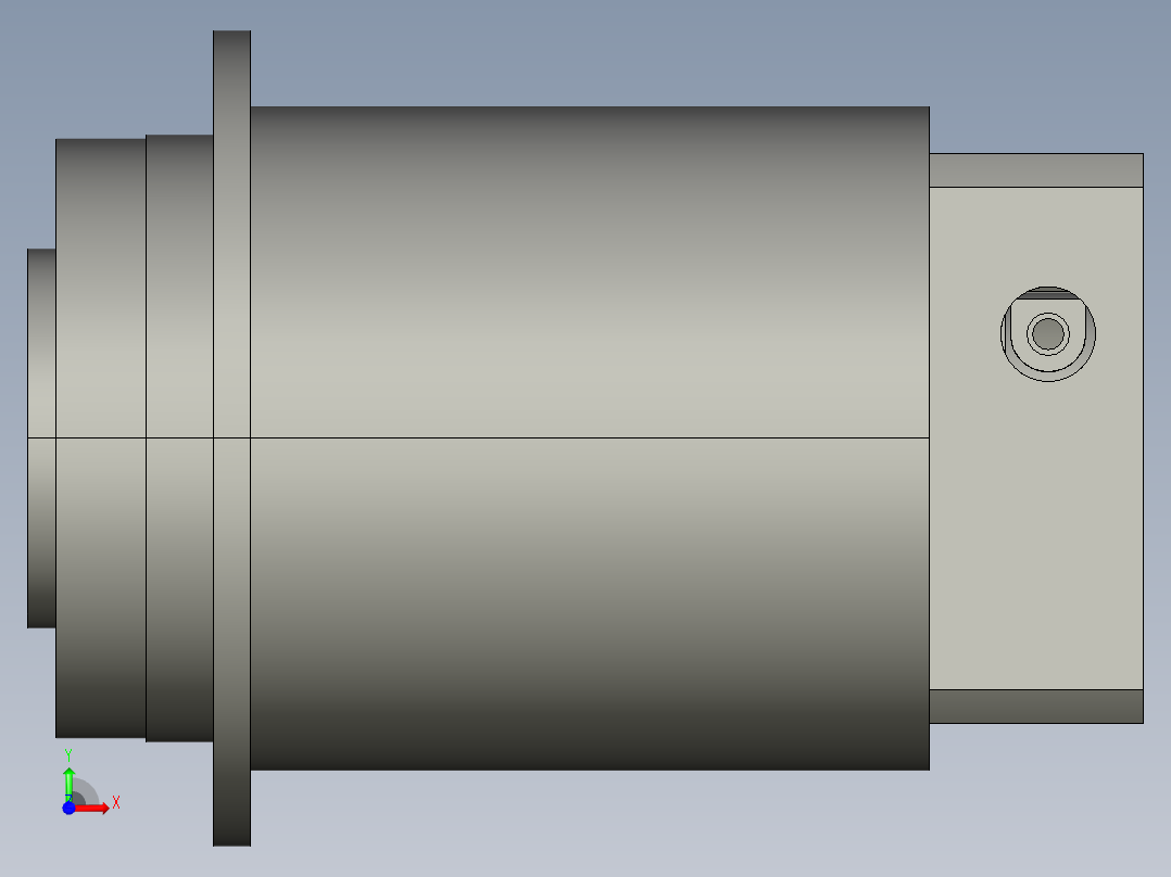 斜齿PHF060-L2 8-38.1-66.67-M4.STEP前视图