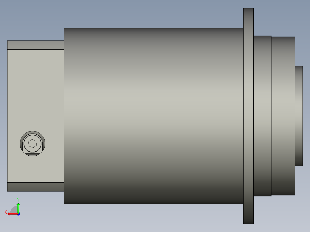 斜齿PHF060-L2 8-38.1-66.67-M4.STEP后视图