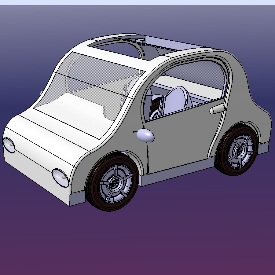 小型电动汽车轮毂电机及转向系统设计含CATIA、SW三维及8张CAD图