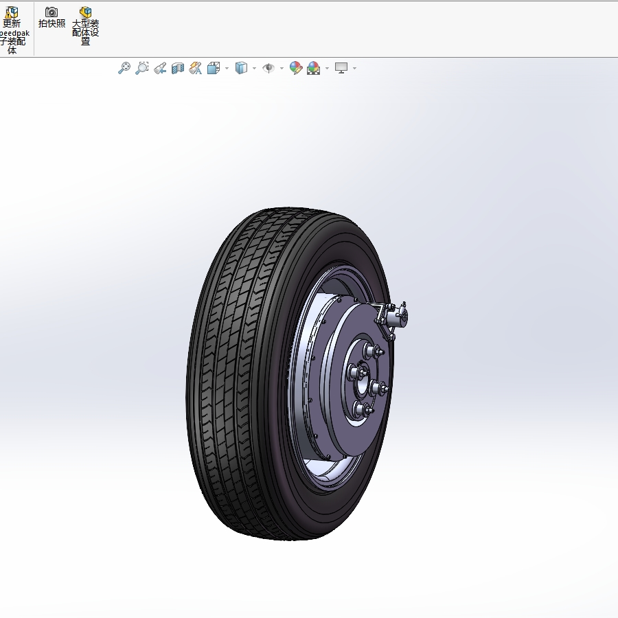 小型电动汽车轮毂电机及转向系统设计含CATIA、SW三维及8张CAD图