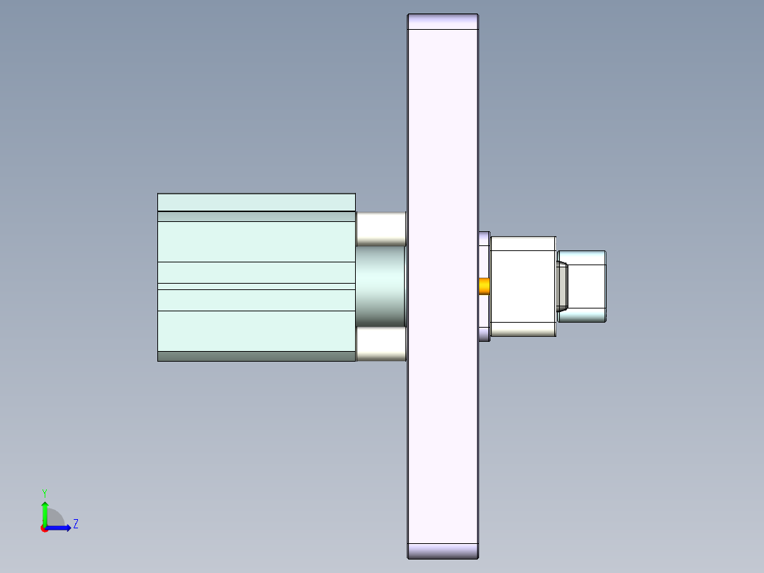 CAZ40-L-CNC1-0107左视图