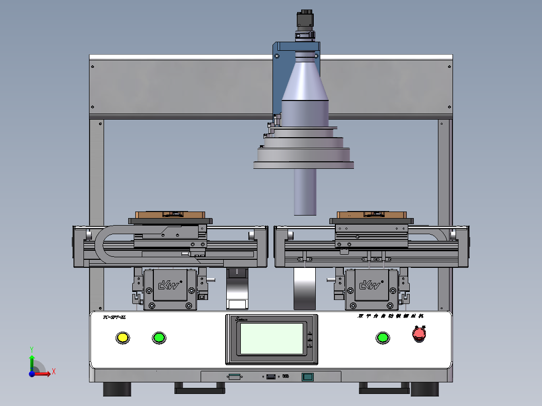 风扇检测机sw20可编辑前视图