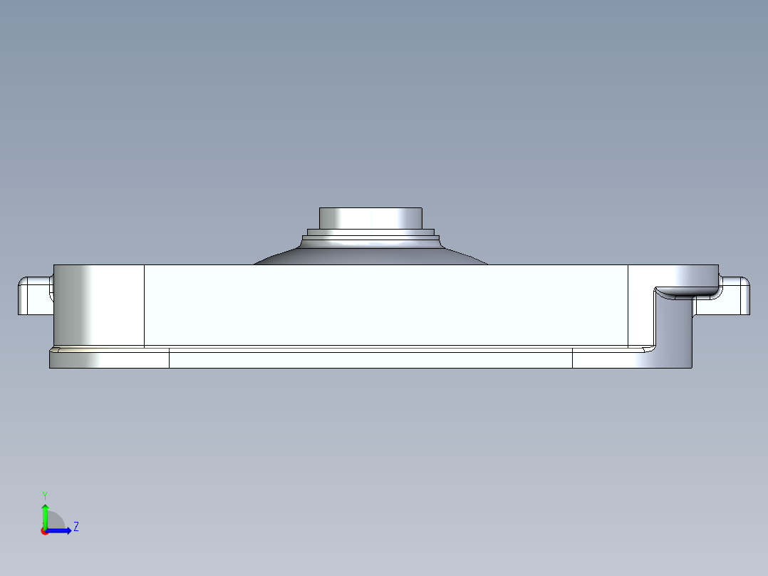 solidworks Rotax 657发动机缸盖设计左视图