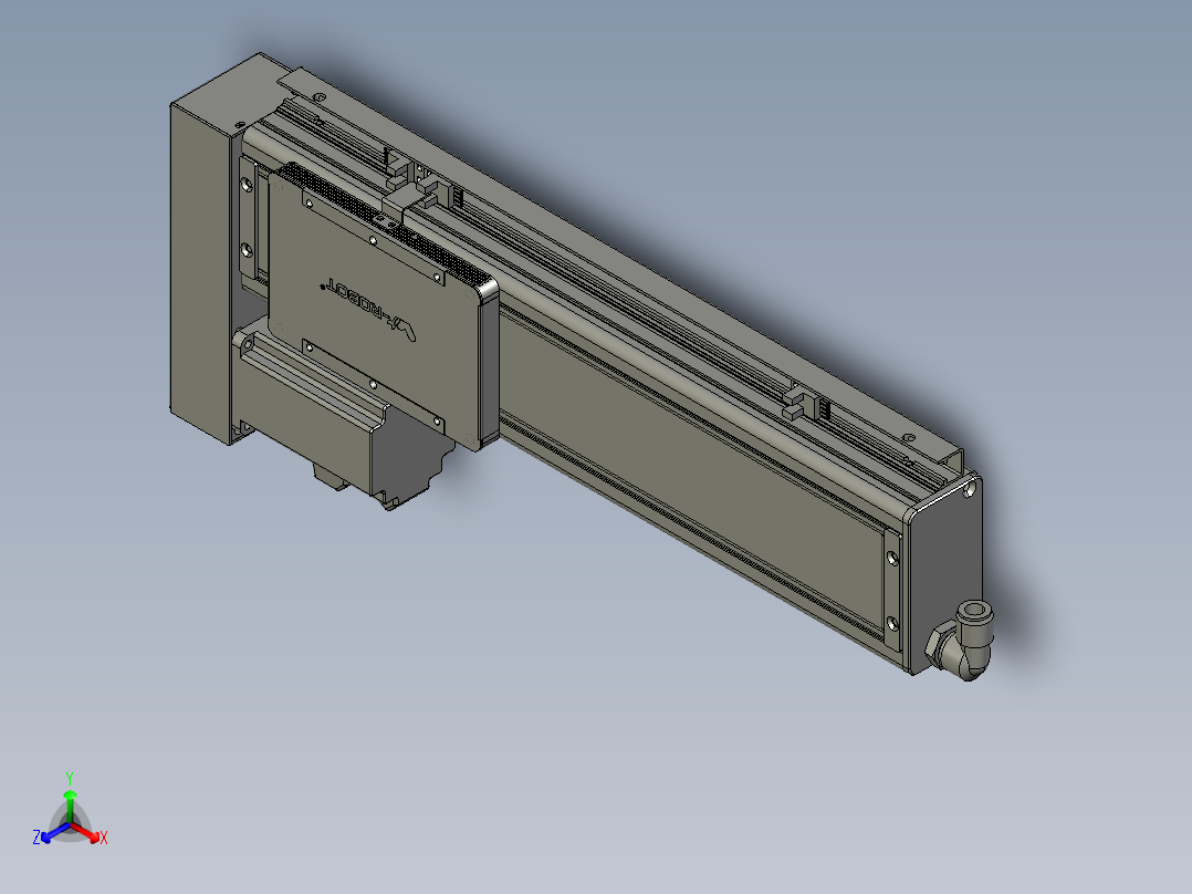 威洛博VC10-S250-BL-P40正等轴测图