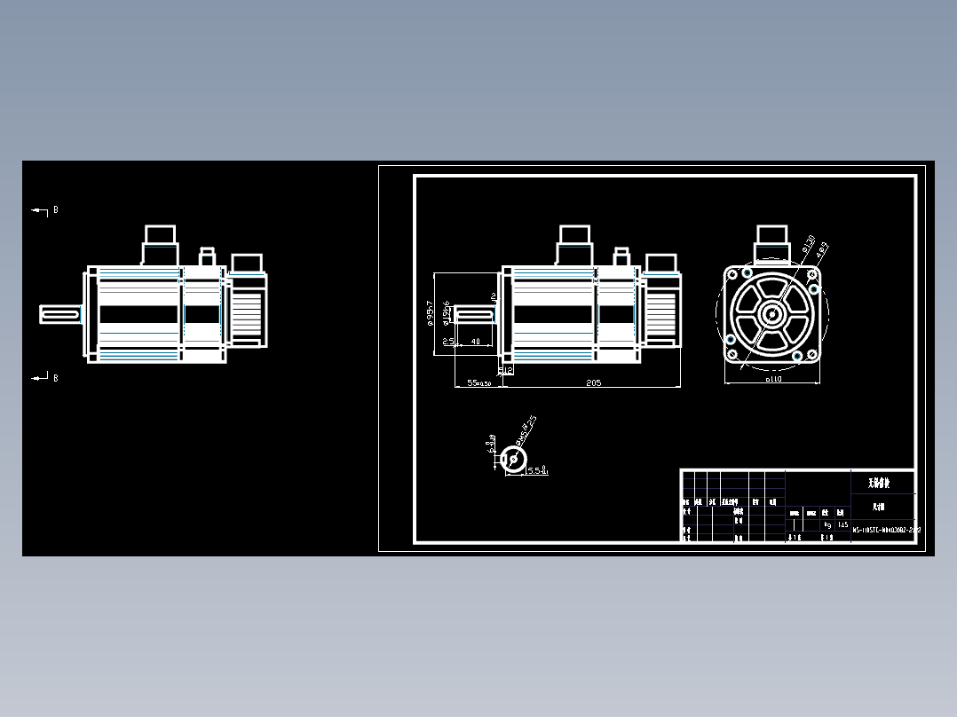 电机MS-110STE-M04030BZ-21P2（1033）
