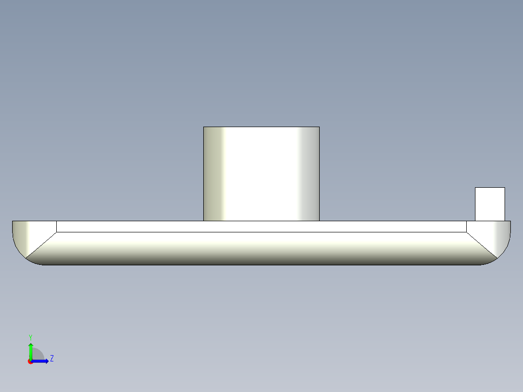 型材-BR 45X45 ZINC COVER CAP 3842518205左视图