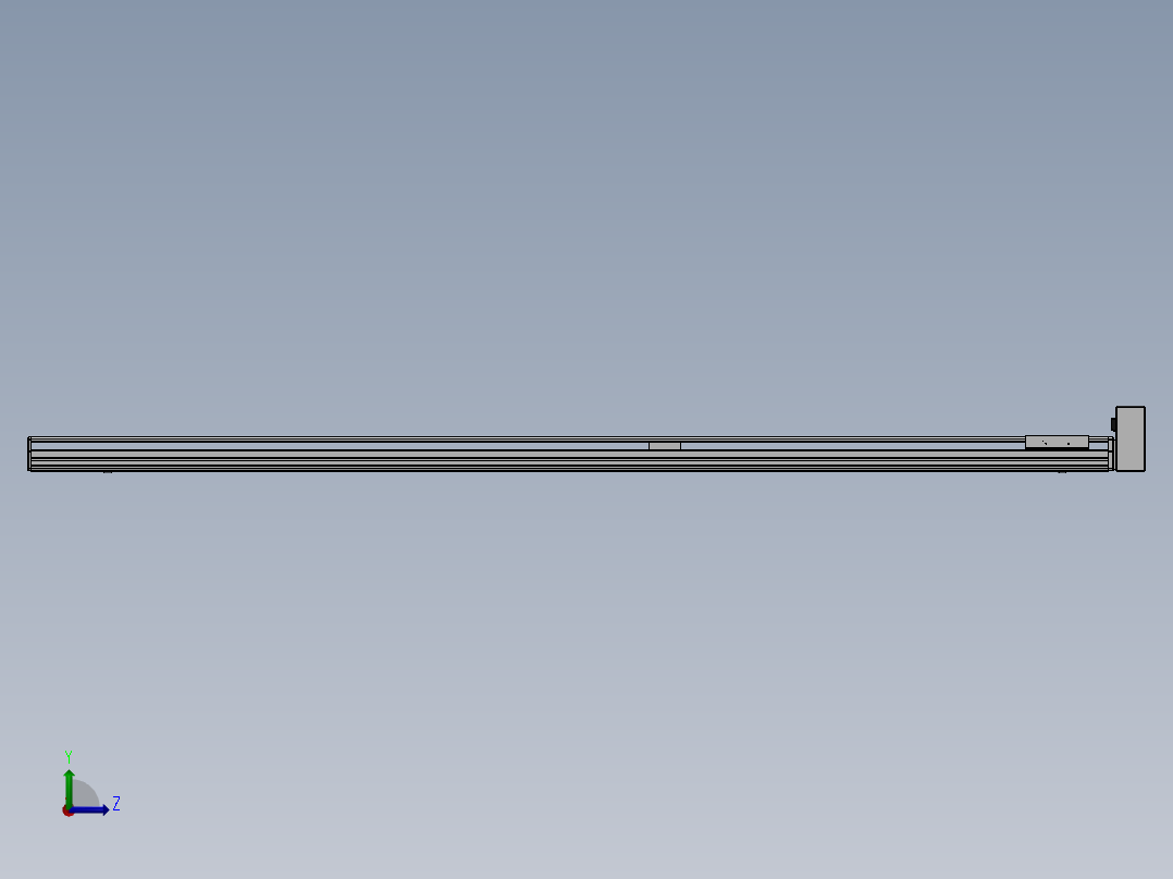 精密模组MT140-L110-2100-LU-M40-C4左视图