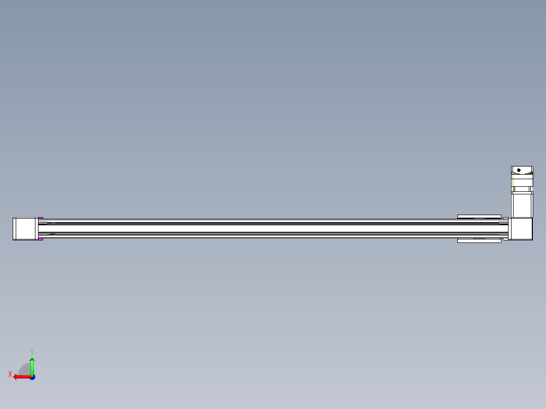 威洛博LB.GB同步带传动--欧规系列GB8-L192-S1700-BR-P75-K后视图