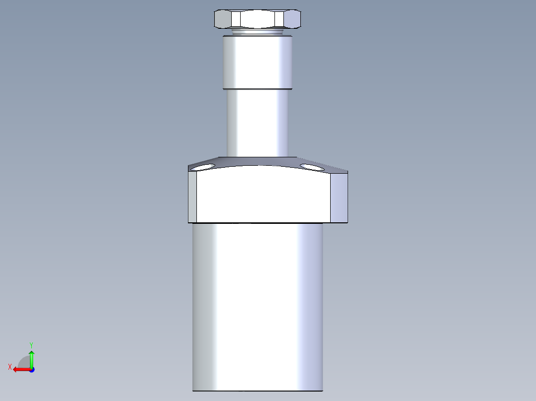 KOSMEKLHA0750-SR-Q25多系列多零件图纸模型后视图