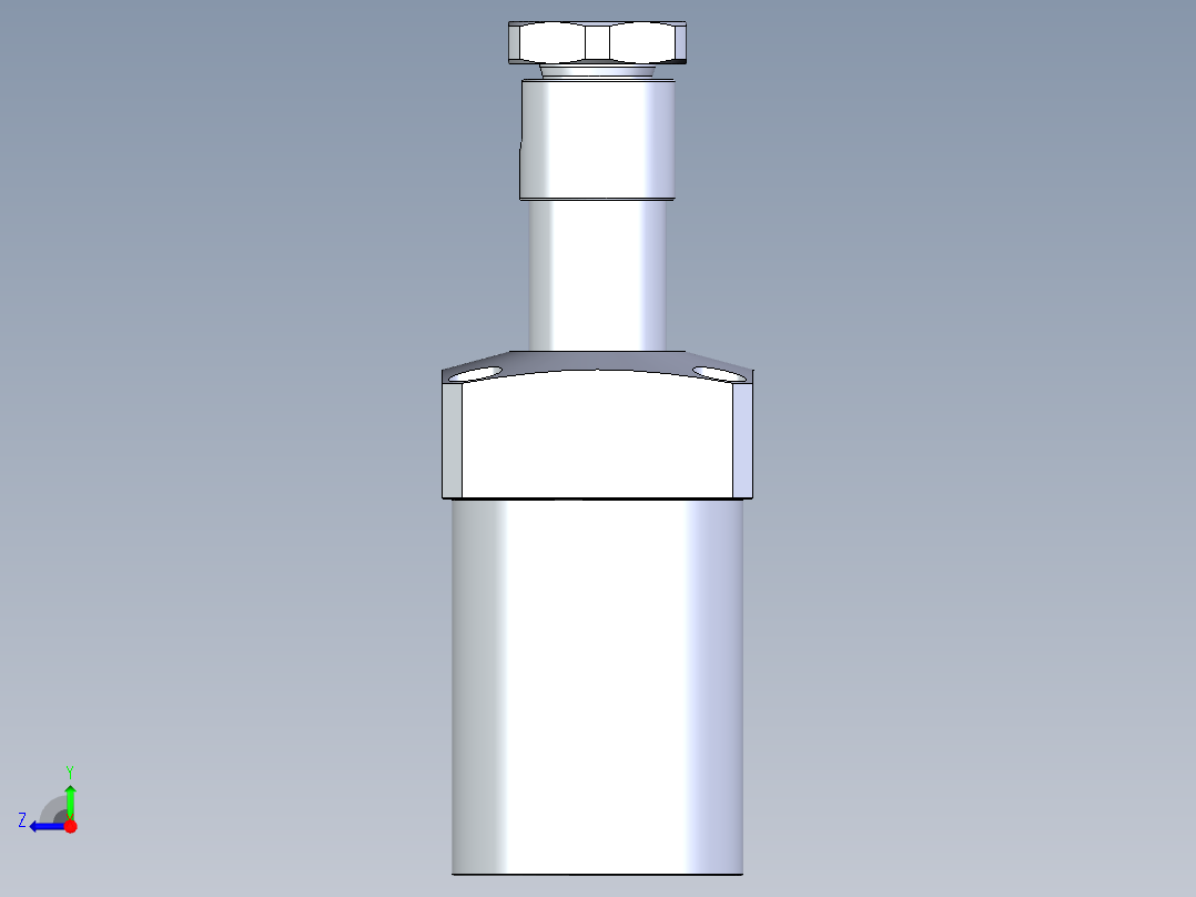 KOSMEKLHA0750-SR-Q25多系列多零件图纸模型右视图