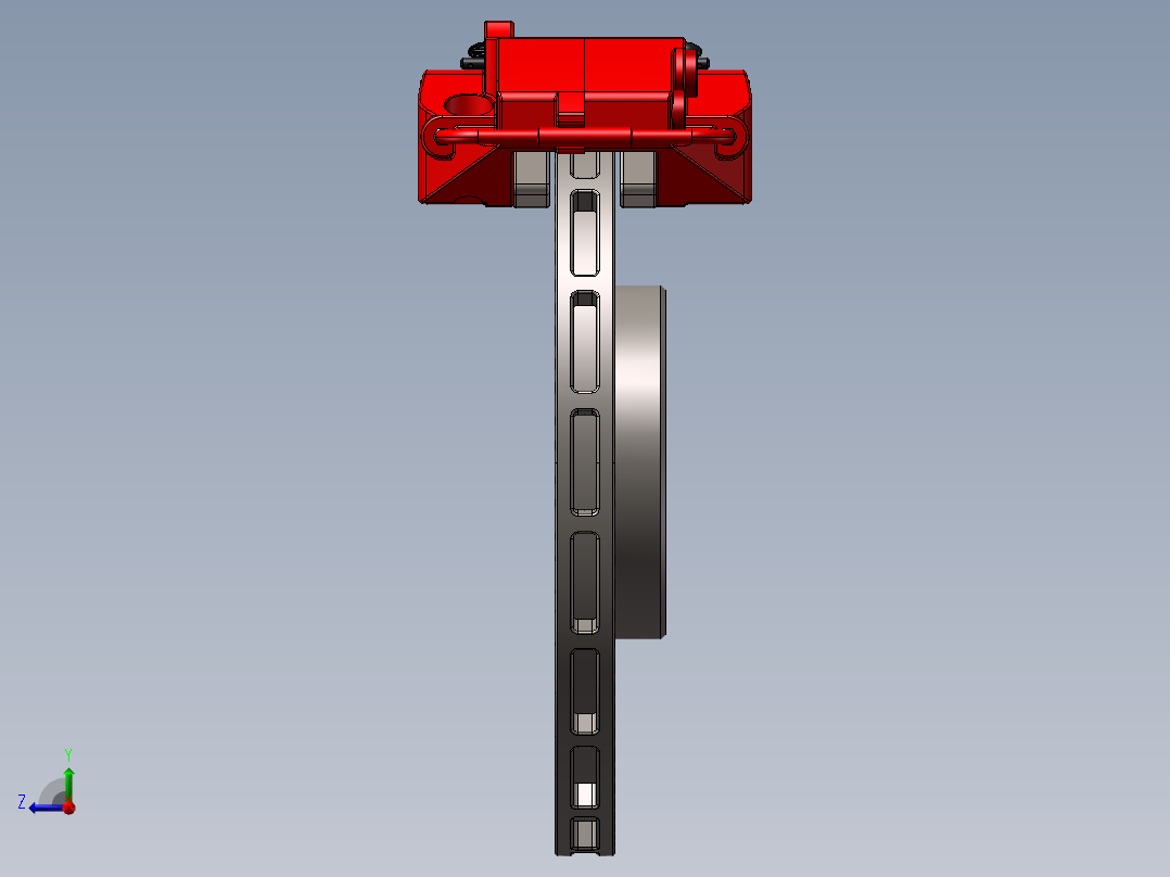汽车碟刹右视图