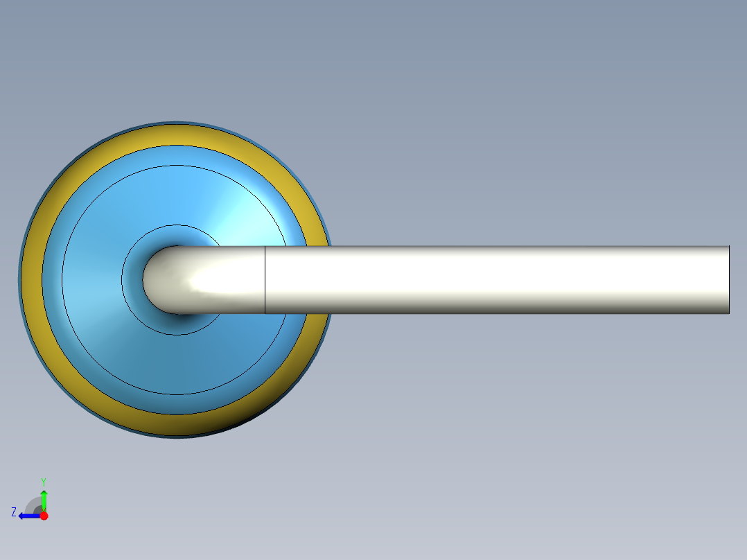 无源元件封装-RES-0.125W-H-MF右视图
