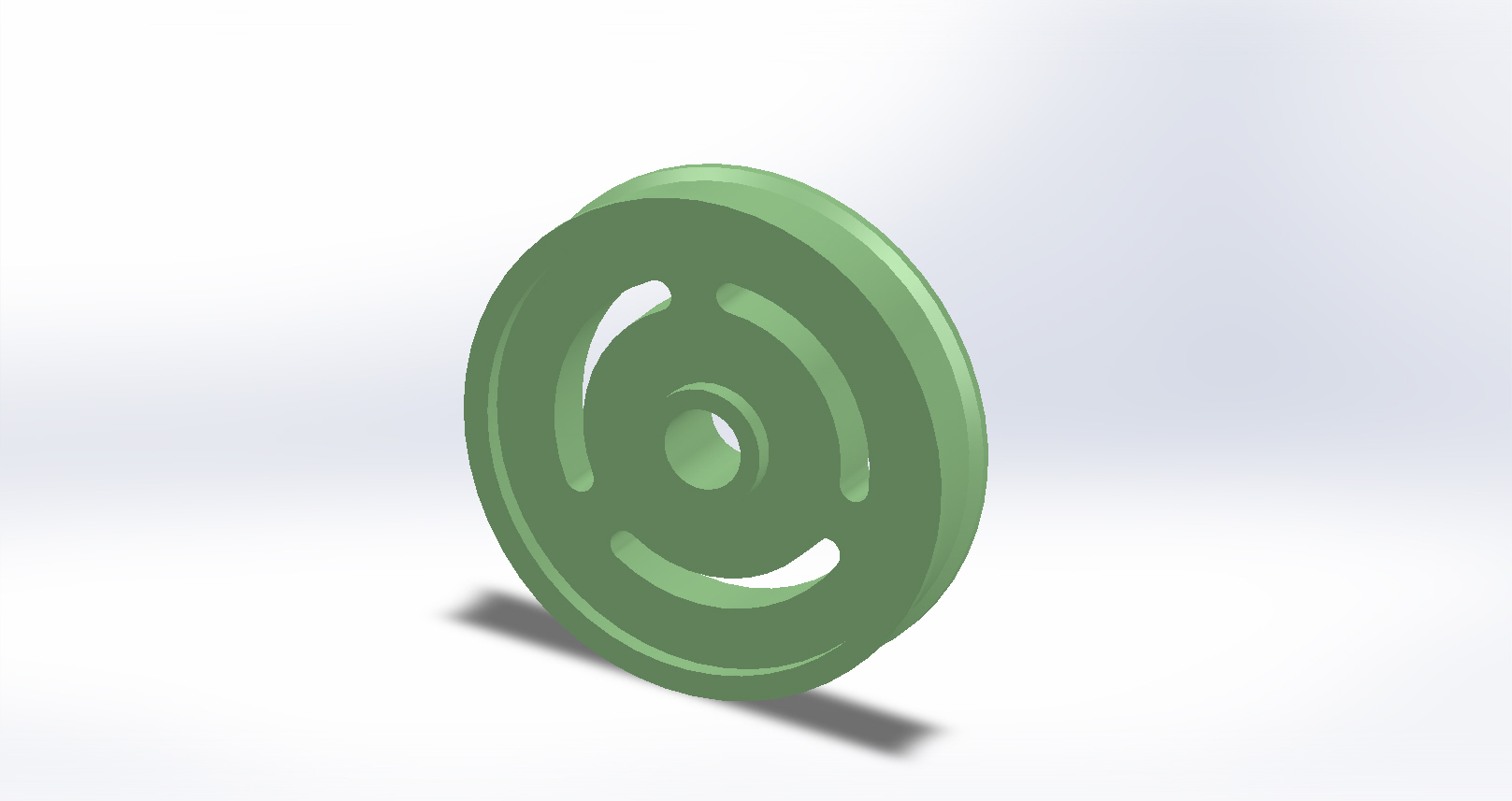 皮带和滑轮-6--sw三维 3d模型设计图