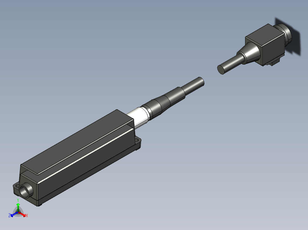 基恩士CV-S200C_M_kc图纸模型正等轴测图
