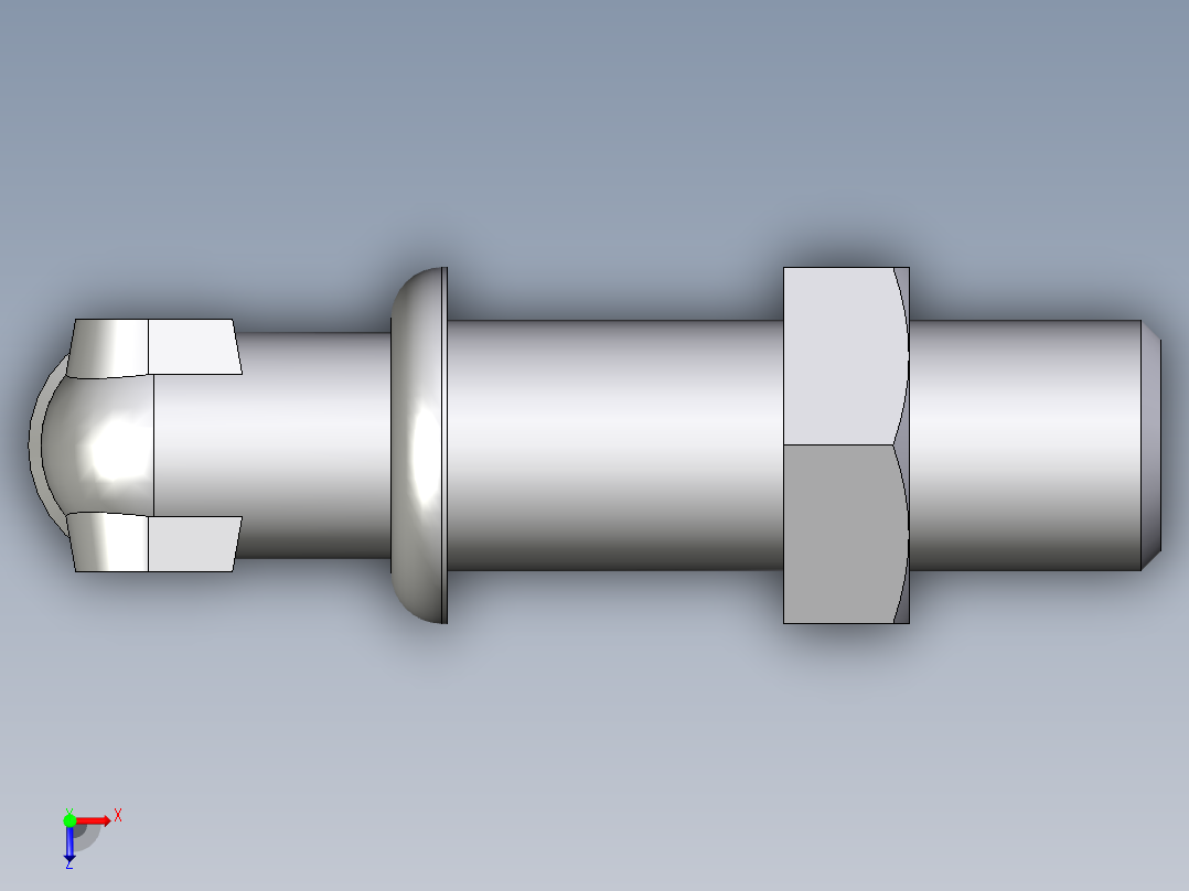 卡套式工业通用硬管接头EO_Bulkhead_elbow_WSV06LOMD71俯视图