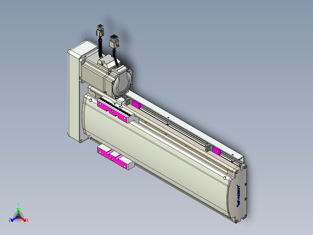 威洛博QF13-Lxx-C-S240-BR-ZP40-C3正等轴测图