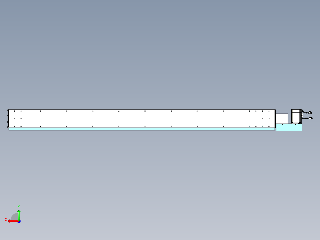 威洛博VBF同步带传动一般环境VBF14-L45-S1750-BL-ZP75-C3后视图