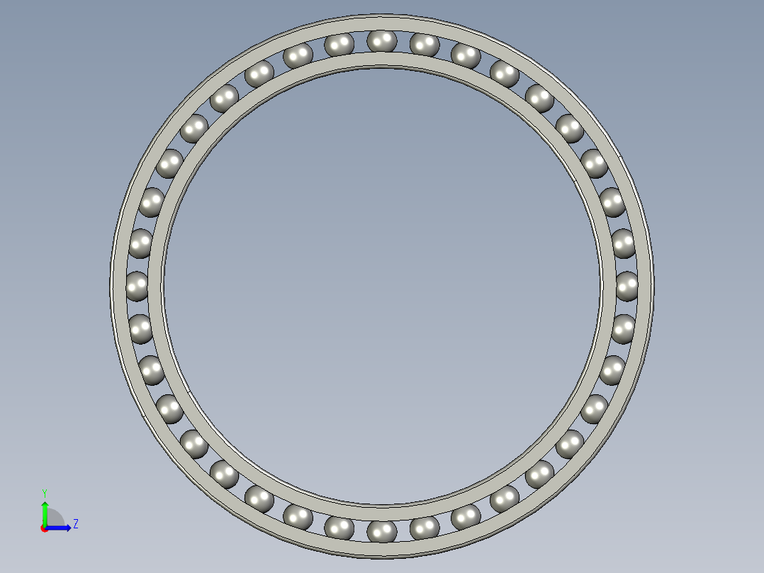 深沟球轴承61816左视图