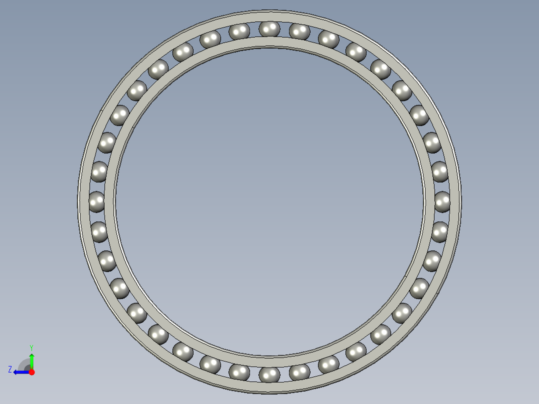 深沟球轴承61816右视图