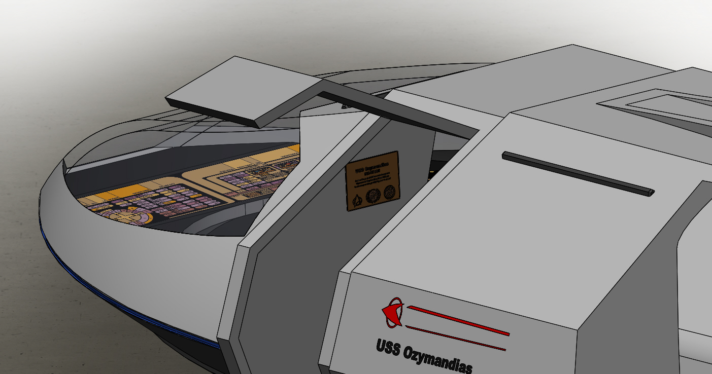 48--uss ozymandias航天飞机模型3D图纸