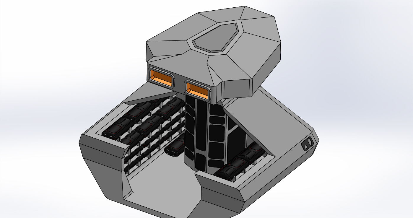 48--uss ozymandias航天飞机模型3D图纸