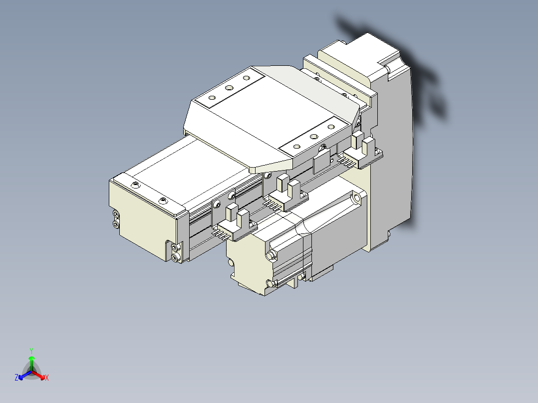 钢基模组-TPA-KCR-6005C-150A1-MP-H1S2正等轴测图