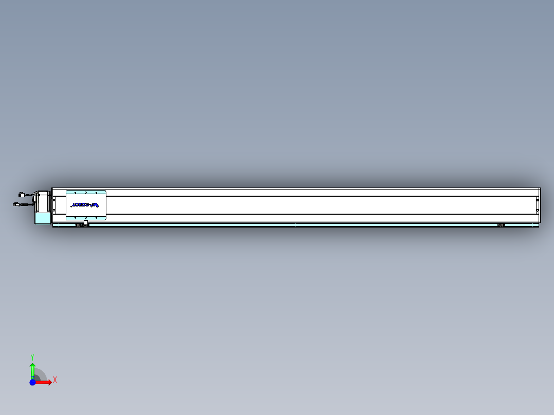 威洛博VBC同步带传动一无尘环境VBC14-L45-S1650-BLU-ZP40-C3前视图