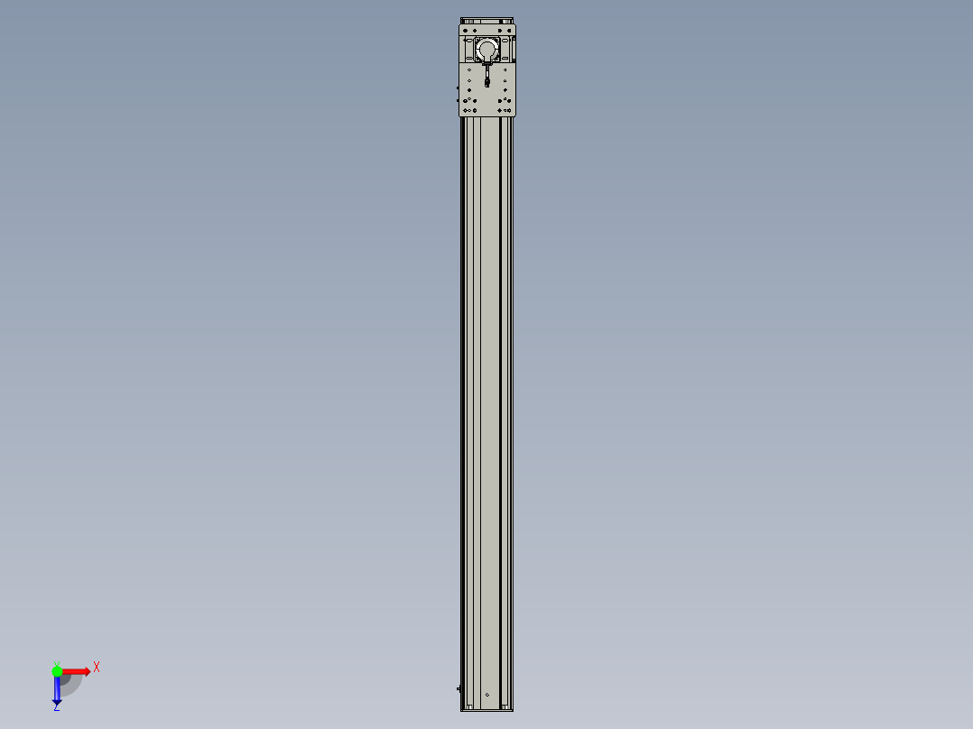 东锦齿条传动DH175G-L167-S1950-BU-减速机+750W俯视图