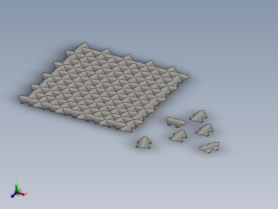 用于墙板、大门等的金属板（或其他板材）瓷砖