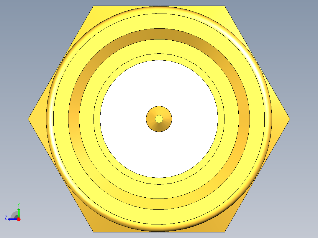 接头连接器右视图