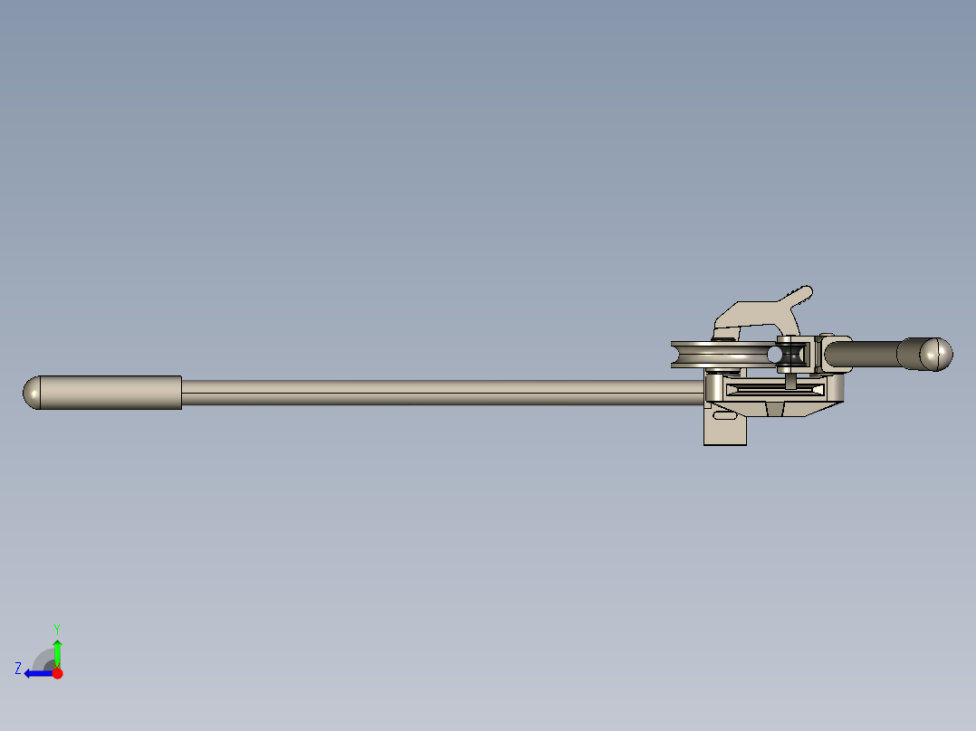 手动弯管机右视图