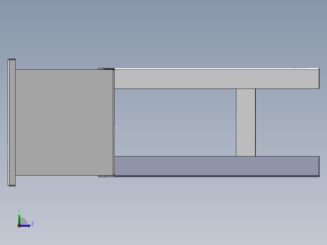 经久耐用烧烤炉左视图