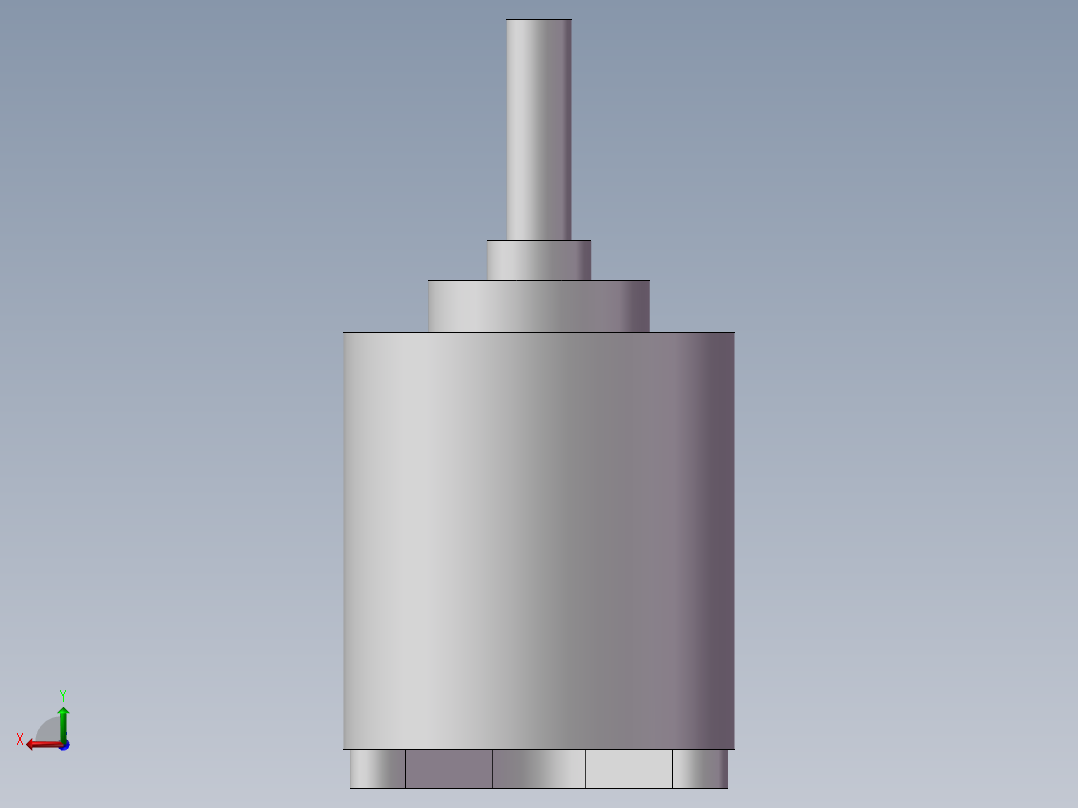 无刷电机后视图