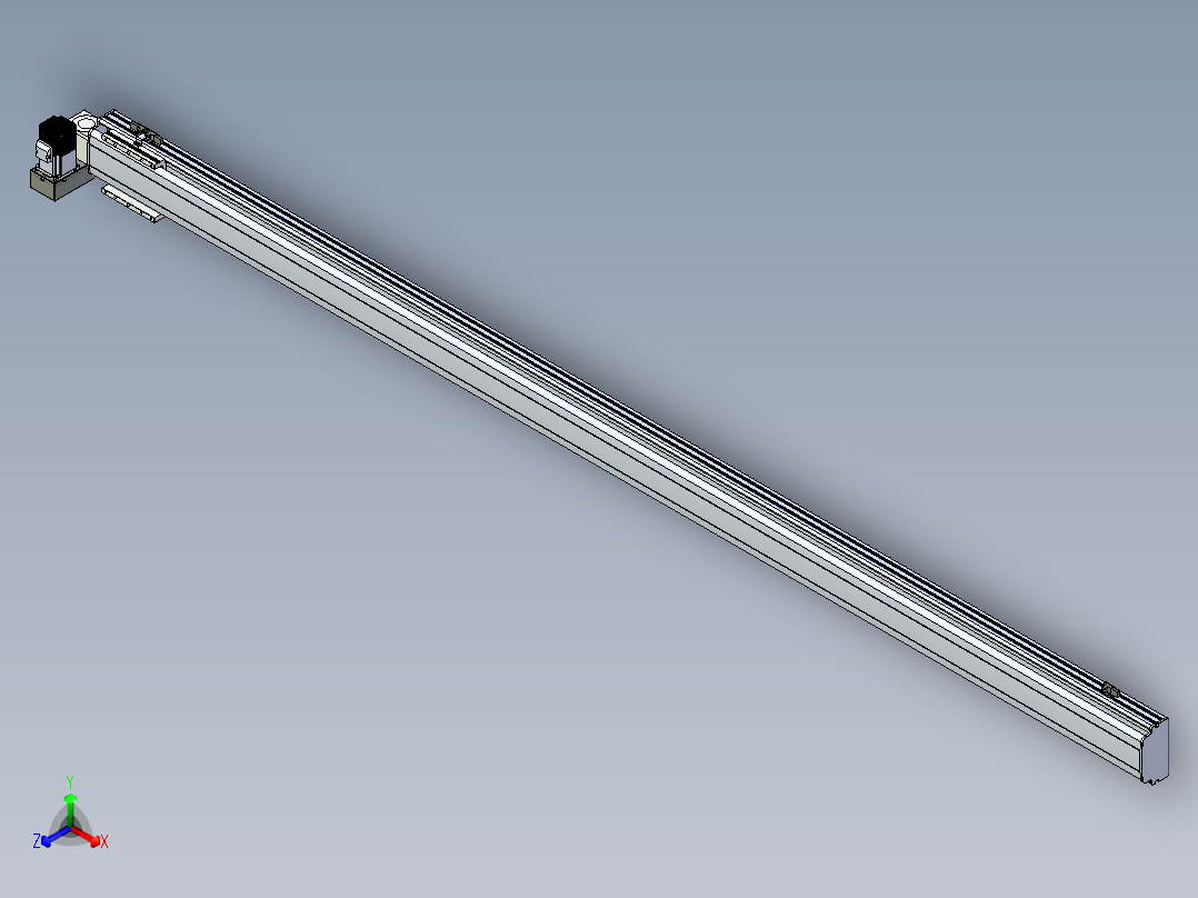 同步带滑台-半封闭B13H-L45-S2550-LU-P40-D3