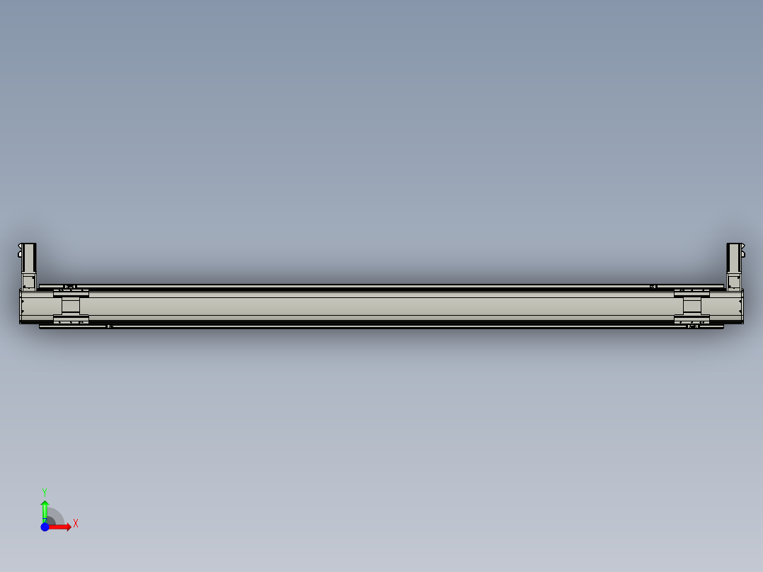 威洛博双电机滑台-VBF14S2-L100-S2300-BLR-P40-C6前视图