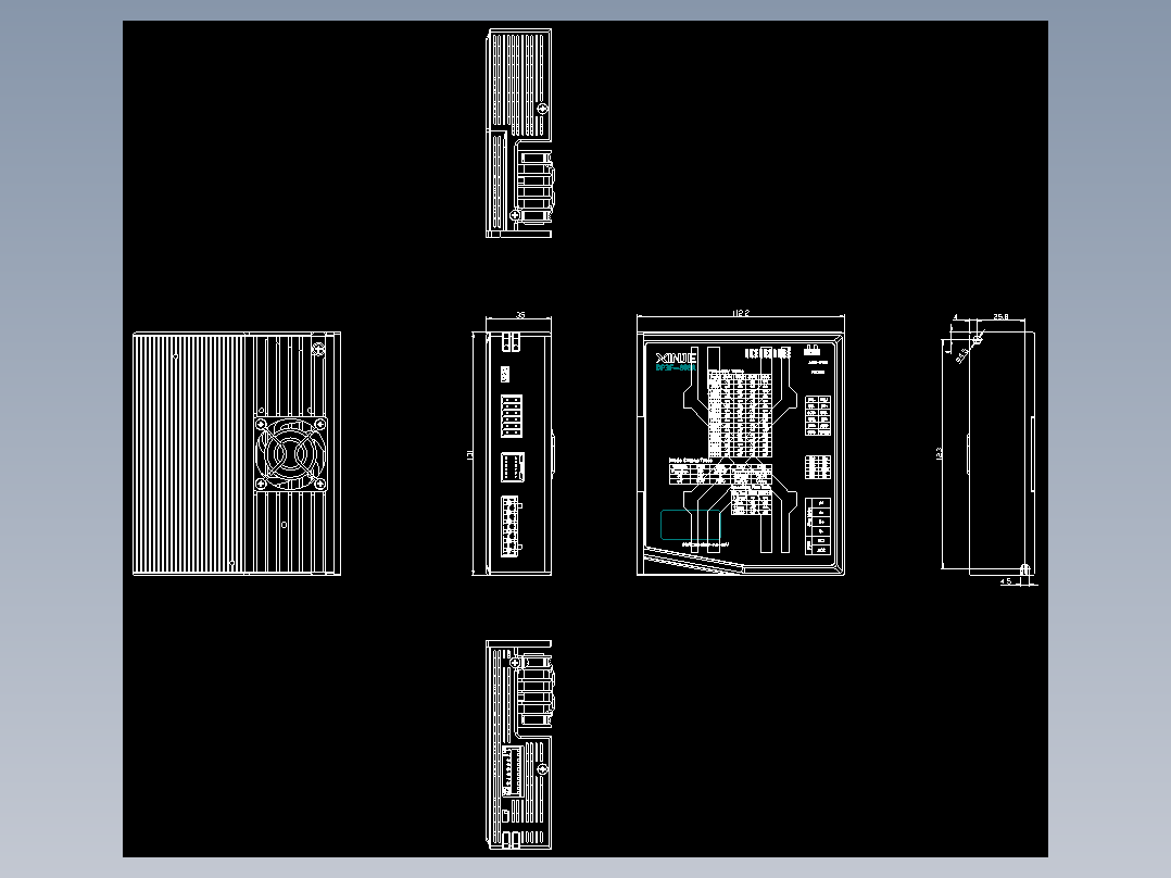 步进驱动DP3F-808A-外观图-210705