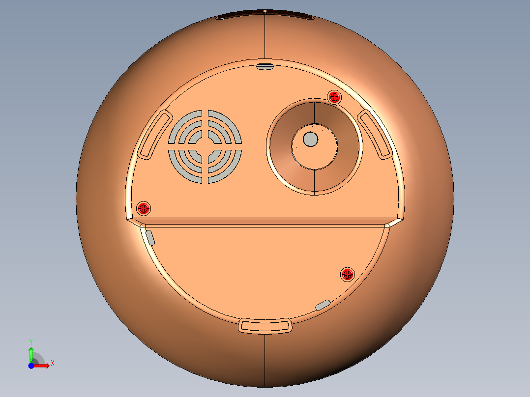 香薰机家用加湿器三维模型前视图