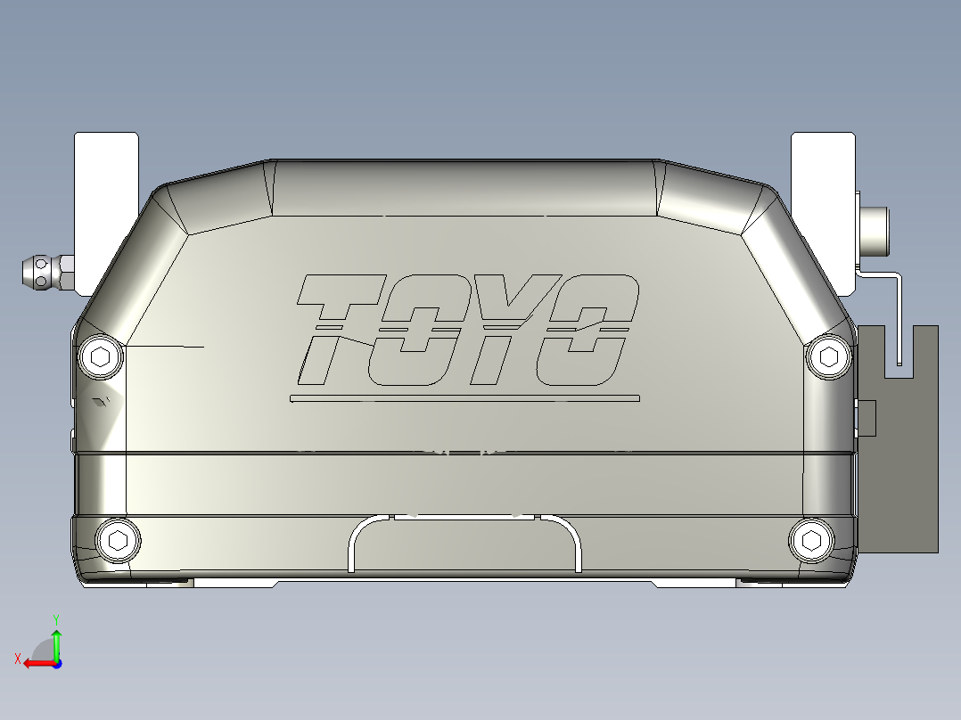 Toyo东佑达直线模组-ETH14-1300-M+煞車-ST后视图