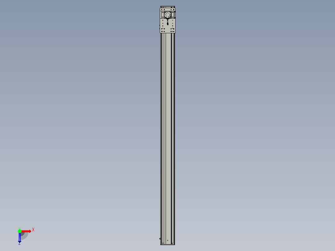 东锦齿条传动DH175G-L167-S2550-BU-减速机+750W俯视图