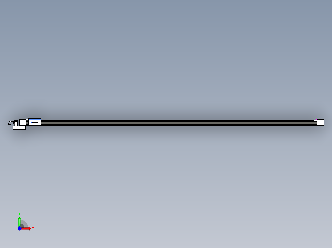 威洛博LB.GB同步带传动--欧规系列GB8-L96-S4050-BL-P40前视图