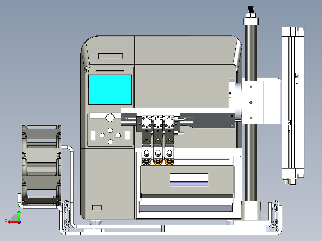 自动剥皮装置-STP后视图