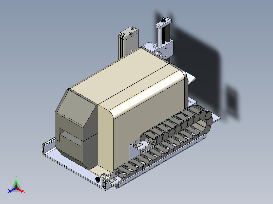 自动剥皮装置-STP正等轴测图