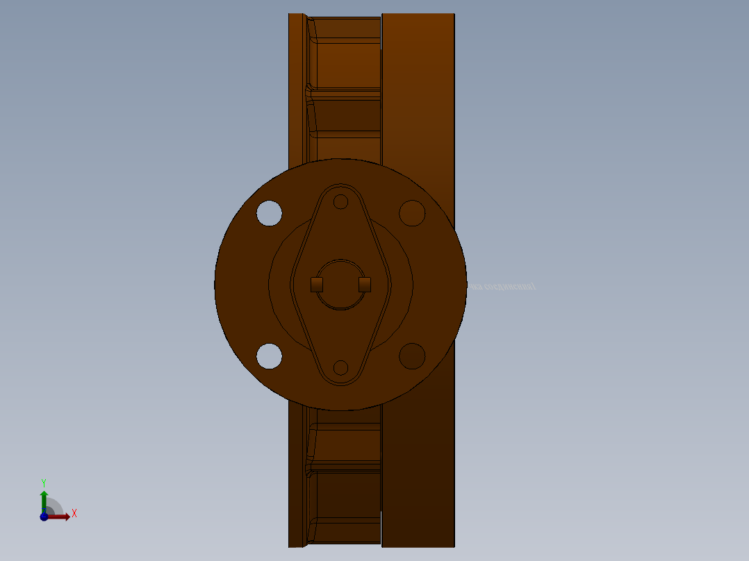 止住阀 (3)前视图
