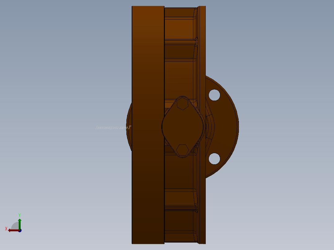 止住阀 (3)后视图