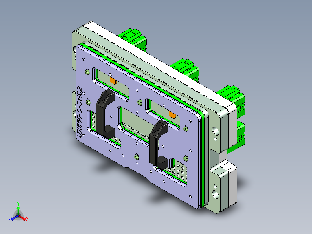 UX550-C-CNC2-1206正等轴测图