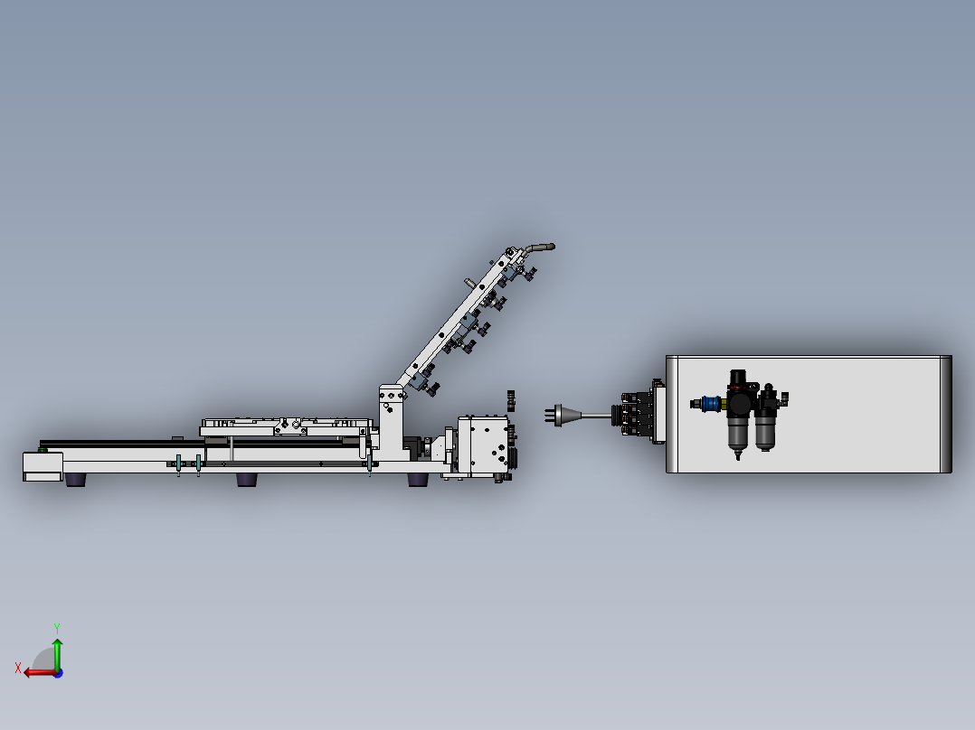 贴石墨片治具后视图